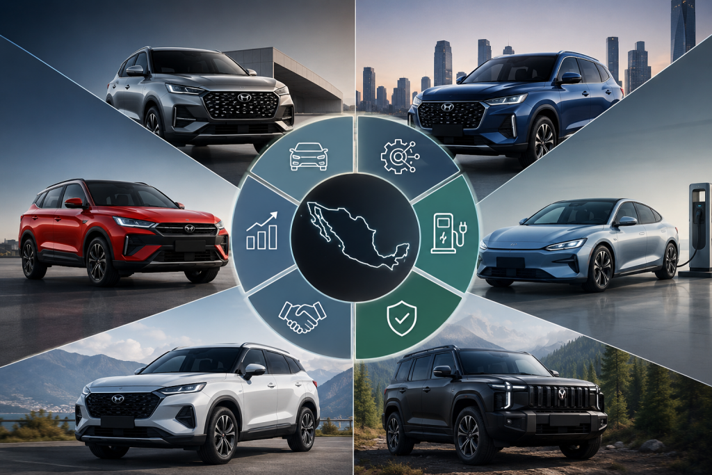 5 Mejores marcas chinas de autos fascinantes en México 2026