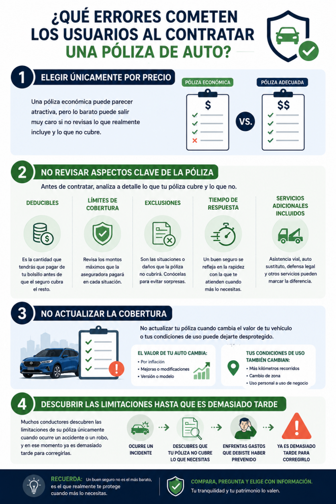 Descubre cómo elegir los mejores seguros de auto en México, qué coberturas prefieren los conductores y cuáles son las tendencias que marcarán 2026.